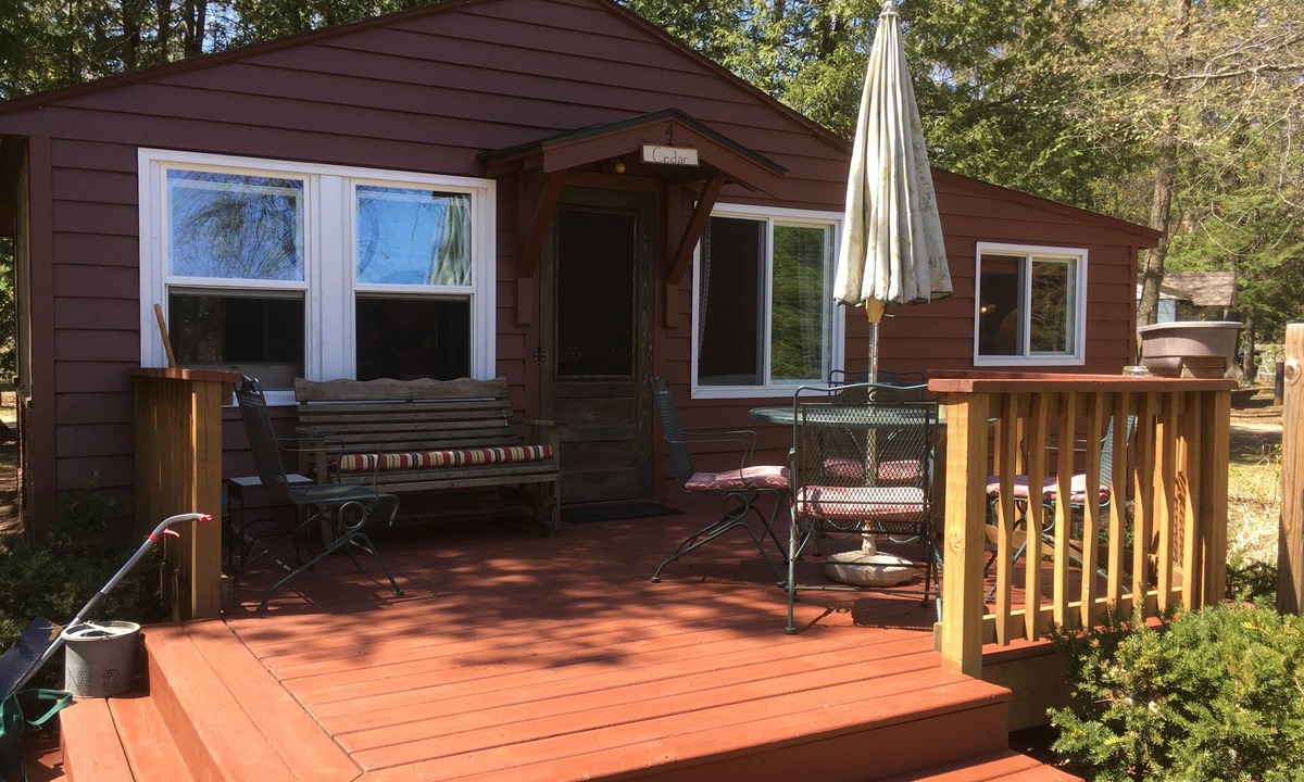 Lake Wissota Cabin | Beautiful views of Lake Wissota @ Hideaway Resort- Cedar 4 cabin