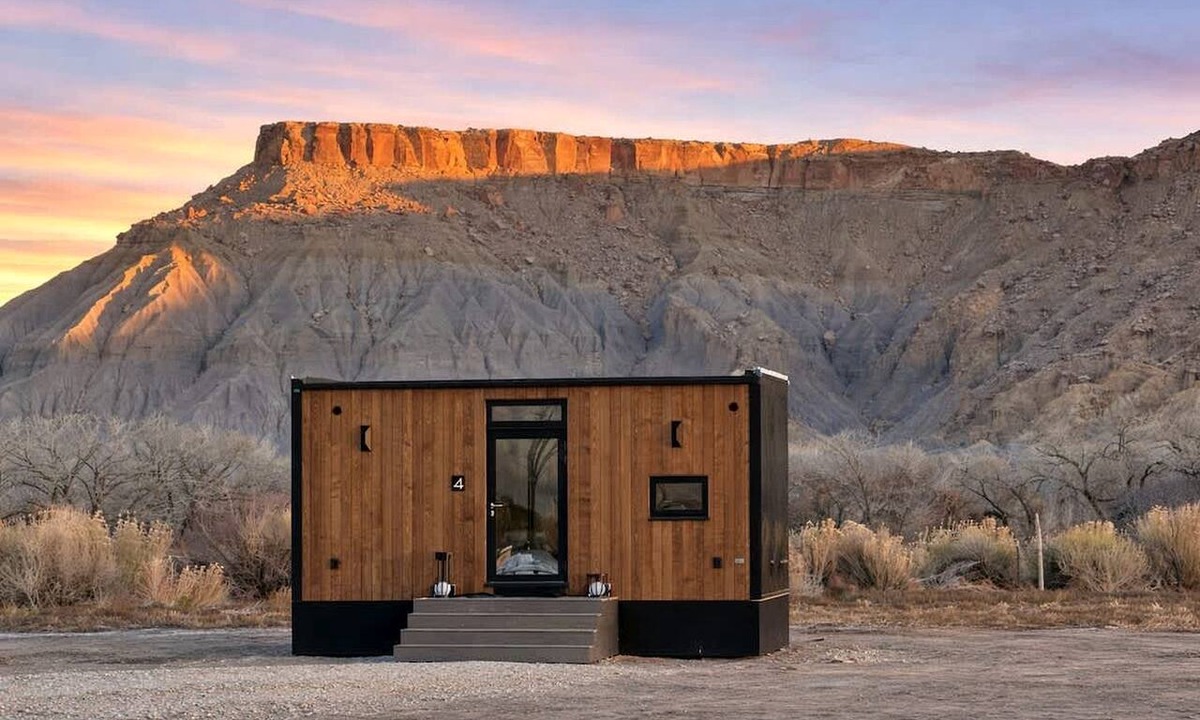 Torrey Cabin | Scandinavian-Inspired Desert Retreat with Mirrored Views | Near Torrey, Utah