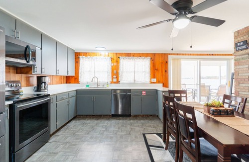 Alpena House | Awesome Lakefront Home with over 2,000 sqft & 160’ of lake frontage.
