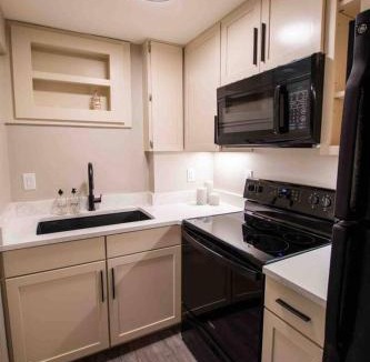 Englewood Apartment | Modern Studio Basement with Private Entrance