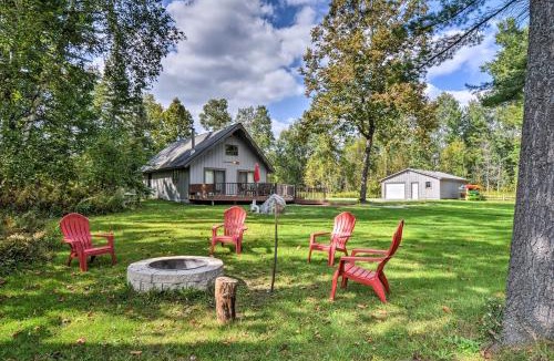 Mayfield House | Near Snowmobiling! Riverfront Traverse City Cabin