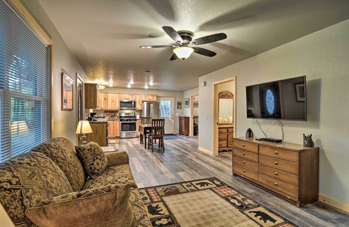 Alanson Cabin | Pet-Friendly Petoskey Area Cabin, Walk to River!