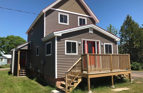 Mohawk House | The Red Door Retreat-Mohawk, Michigan. 100 yards to TRAIL #3