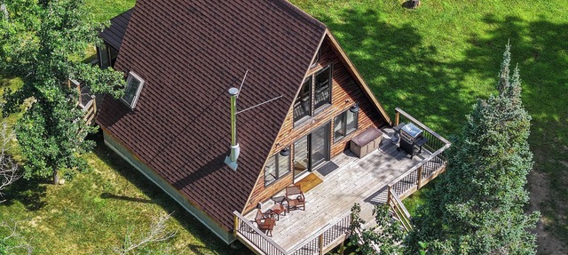 A-Frame|40acres|HikingTrail |Screen Porch|Secluded in Emily