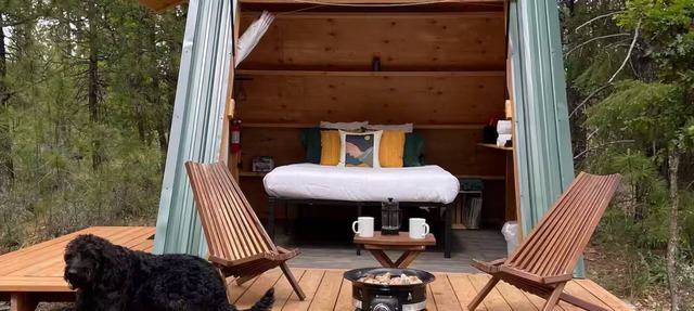 A-Frame Tiny Cabin in the Woods in Goldendale in Goldendale