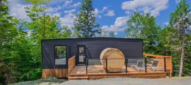 Bel Air Tremblant ANTARCTICA : 1 CHAMBRE, JACUZZI, SAUNA in La Conception