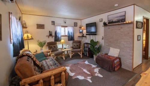 Black bear cabin with blow up hot tub in Necedah