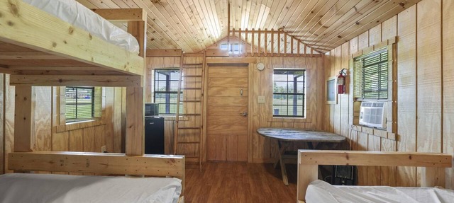 Bobcat Rustic Cabin - The Bobcat Cabin rates are based on 4 people. Maximum of 6 guests in Rockbridge