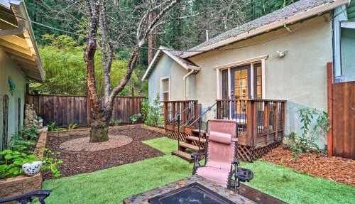 California Cottage < 4 Mi to Redwood Hiking Trails in Ben Lomond