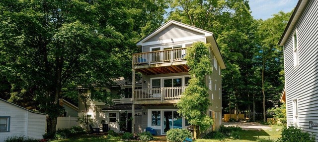 Camp Haven Retreat | 3 Homes | 12BR | Little Glen Lake in Empire