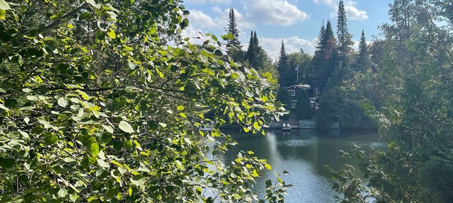Chalet La Peninsule Au Bord Du Lac in Saint-Adolphe-d'Howard