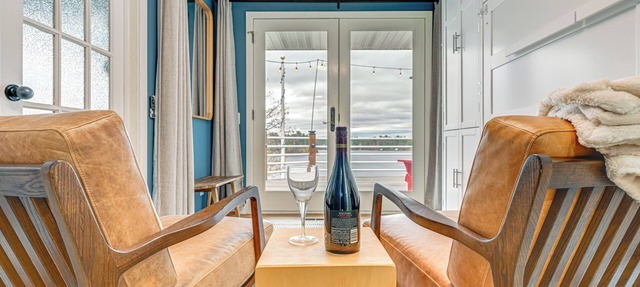 Dock, Deck & View: Lakefront Chippewa Falls Studio in Chippewa Falls