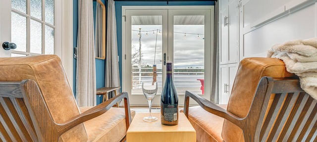 Dock, Deck & View: Lakefront Chippewa Falls Studio in Chippewa Falls