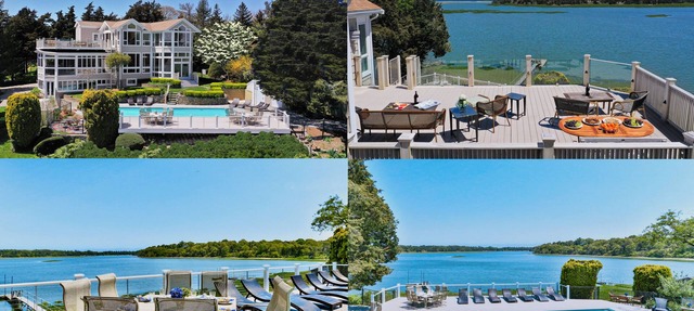 Executive Waterfront Luxury Estate 6000 Sqft; Heated Pool; Elevator in East Orleans