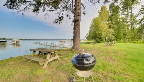 Fall Hikes & Fire Pit at Mullett Lake Cabin in Indian River