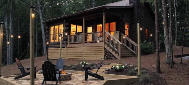 Fishful Thinking Cabin in Cherry Log