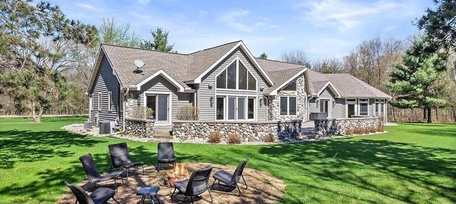Golf and Lake Escape near Sand Valley, Lake Arrowhead with pool table, firepit in Nekoosa