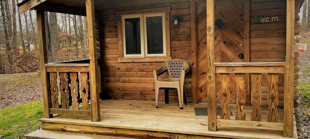 "Hank" Camping Cabin #1 | Pet Friendly in Morgantown