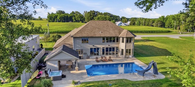 Heated Seasonal Pool + Hot Tub Grand Lake Getaway With Boat Dock Near Bike Path in Celina