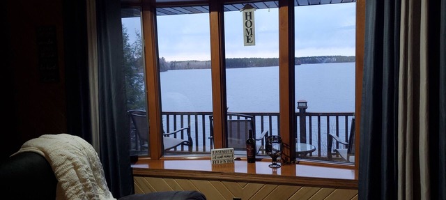 House on 1900 Acre chain of lakes snowmobile and ATV trails in Northern Wi. in Park Falls