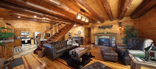 In The Heart Of Holmes County OH Charming 2-bedroom lodge/Cabin with AC and WiFi in Millersburg