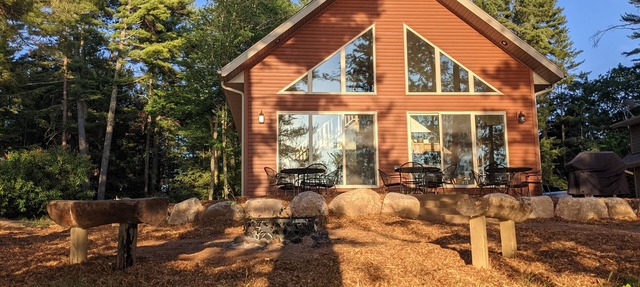Lakefront Cabin on Pike Lake Chain w/Sunset View - ATV/Snowmobile Flambeau Trail in Park Falls