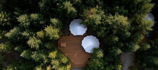 Large and Spacious Double Bell Tents Great for Families in Carson, Washington in Carson