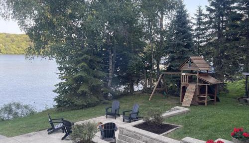 Lilac Retreat Lakefront with Sauna & Pickleball in Saint Joseph
