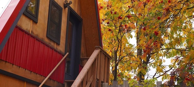 Mökki A-Frame Birdhouse, Downtown with Harbor View in Grand Marais