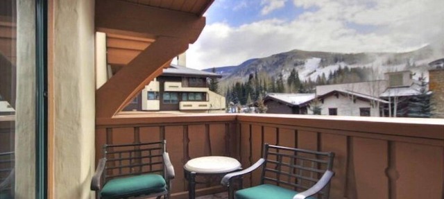 Mountain View Balcony | On-Site Spa in Vail