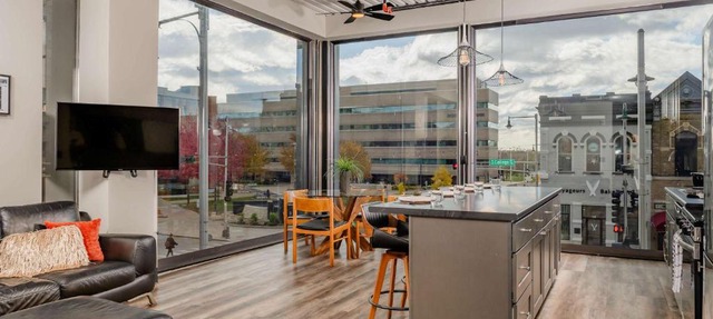 Penthouse City Overlook 2BR Apartment - free parking in Appleton