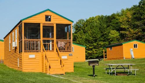 Plymouth Rock Camping Resort Rustic Cabin in Elkhart Lake