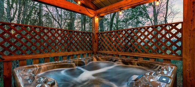 Private Hilltop Cabin Hot Tub, Arcade & Fire Pit in Townsend
