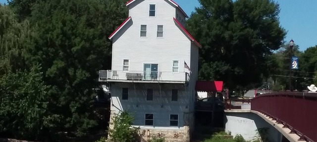 River View. Rent Historic Mill's 2nd Floor. Rustic Timber-frame Construction in Shell Rock