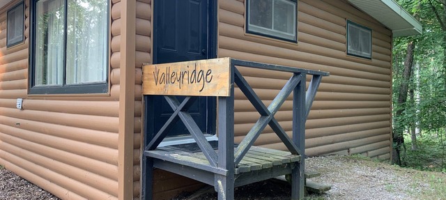Rustic cabins in secluded campground with lake access and woods to wander in. in Tipton