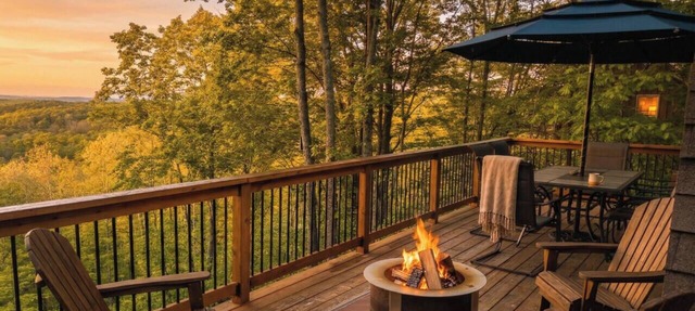 Secluded A-Frame with Epic Views & Pool Access in Bellaire