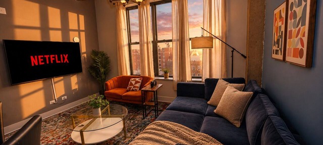 Spacious 2BR Unit with Skyline View Near McCormick Place & Soldier Field in Chicago