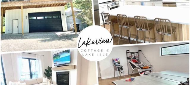 Stunning Lakeview Cottage at Lake Ilse * Games Room * 5 mins to Seba - Sleeps 15 in Gainford