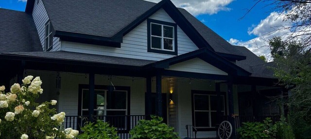 The Ruby Ranch House nestled behind Peyton Lake in Indianapolis