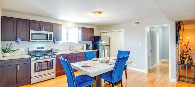 Walk to Train & Bus: Updated Chicago Apartment in Chicago