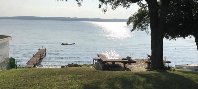 Waterfront Vacation Home Directly on Hubbard Lake - East Shore in Spruce