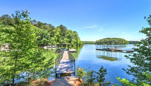 Waterfront West Point Lake Cabin w/Private Dock! in Whitewater Woods