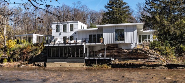 Wright on the River - A Frank Lloyd Wright Inspired Design in Delaware