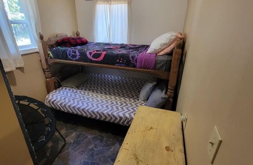 Kalkaska Cabin | Small quaint cabin with outside hot tub! sleeps 6!