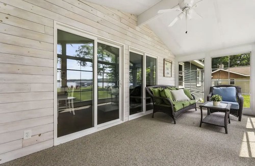 Kalkaska Cottage | Cozy Private Lakefront Cottage, Pet-Friendly with Private Dock